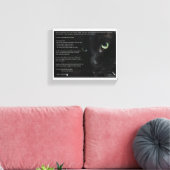 Katzen, die sterben, wünschen sich Leinwand (Insitu (Wohnzimmer))