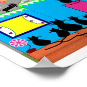 KATZEN, DIE überall HERRSCHEN Poster (Ecke)