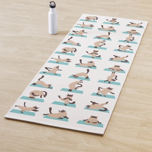 Katzen, die Yoga Mat Yogamatte (Beispiel)