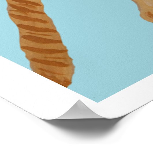 Katzen Dieb Poster (Ecke)