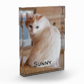 Katzen-Dogen-Vorname Vorlage Vertikal Fotoblock (Links)