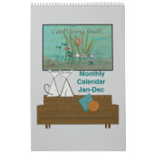 Katzen Doing Stuff 12 Monate Kalender (Titelbild)