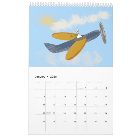 Katzen Doing Stuff 12 Monate Kalender (Jan 2026)