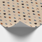 Katzen (Doppelperle Lusta) - Geschenkpapier (Ecke)