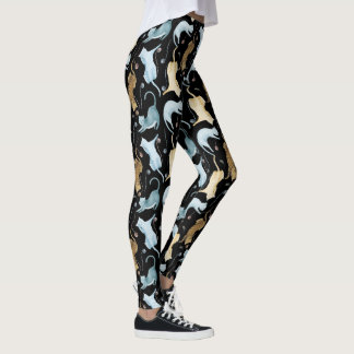 Katzen-Druck-Leggings Leggings
