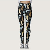 Katzen-Druck-Leggings Leggings (Vorderseite)