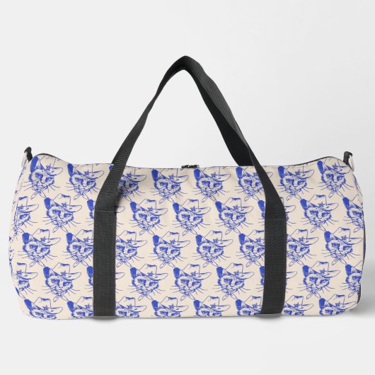 Katzen-Duffle-Tasche Duffle Bag (Vorderseite)