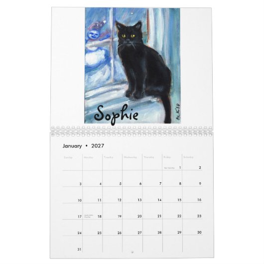 Katzen durch Kalender Angies 2011 (Jan 2027)