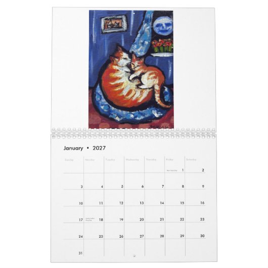 Katzen durch Kalender Angies 2013 (Jan 2027)
