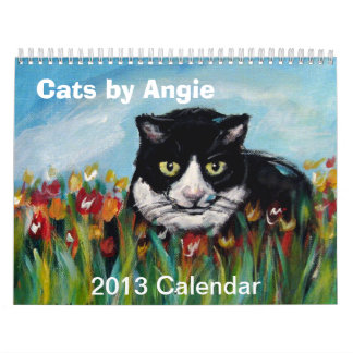 Katzen durch Kalender Angies 2013