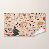 Katzen durch Utagawa Kuniyoshi Handtuch (Handtuch)