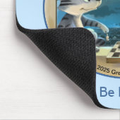 Katzen Eiffelturm - Nacht Glücklich Mousepad Mausp (Ecke)