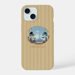 Katzen & Eiffelturm – Paris Joy Phone Case iPhone 15 Hülle
