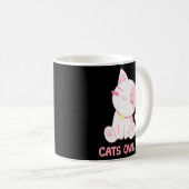Katzen Eigene Ur Funny Cat Lover Spaß Kitten Katze Kaffeetasse (VorderseiteRechts)