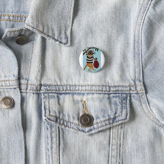 Katzen Einbrecher Button (Beispiel)