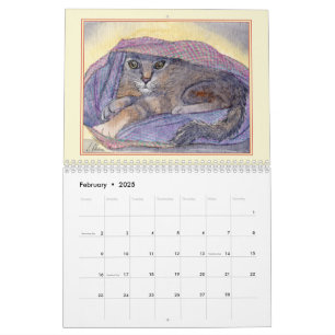 KATZEN! Eine Katze im Monat Kalender