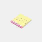 Katzen-Emoji-Kunst 2 Post-it Klebezettel (angewinkelt)