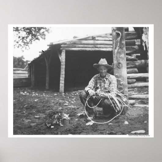 Katzen essen aus einer Kaffeemaschine Poster (Vorne)