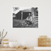 Katzen essen aus einer Kaffeemaschine Poster (Küche)