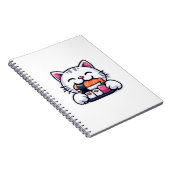 Katzen essen Sushi Notizblock (Rechte Seite)