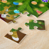 Katzen-Familien-Weihnachtspuzzlespiel Puzzle (Seite)