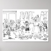 Katzen (Farbbild), Louis Wain Poster (Vorne)