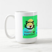 Katzen Farbige Katzenpaaren Kaffeetasse (Links)