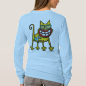 Katzen-Fische T-Shirt (Rückseite)