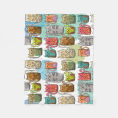 Katzen! Fleecedecke (Vorderseite)