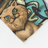 Katzen Fleecedecke (Ecke)