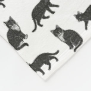 Katzen Fleecedecke
