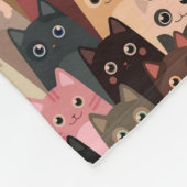 Katzen-Fleecedecke Fleecedecke (Ecke)