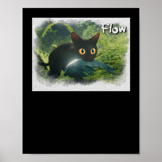 Katzen-Flow-Animationsfilm-Aufkleber Poster (Vorne)