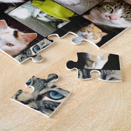 Katzen-Foto-Collage Puzzle (Seite)