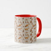 Katzen-Foto-Muster, Tasse (VorderseiteRechts)