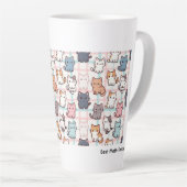 Katzen-Foto-Muster, Tasse (Rechte Ecke)
