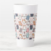 Katzen-Foto-Muster, Tasse (Vorderseite)