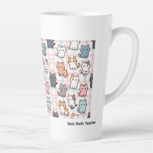 Katzen-Foto-Muster, Tasse (Rechts)