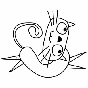 Katzen-Foto-Skulptur-Magnet Fotoskulptur Magnet