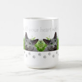 Katzen füllen Ihre Herz Tasse (Mittel)