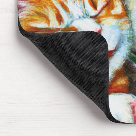 Katzen | Funny Kittens Laughing Live Laugh Loaf Mousepad (Ecke)