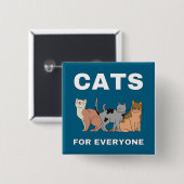 Katzen für alle button (Vorne & Hinten)