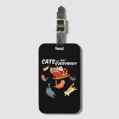 Katzen für alle gepäckanhänger (Vorderseite Vertikal)