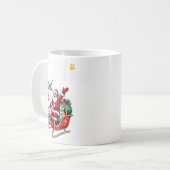 Katzen für alle Weihnachten Katze Funny Xmas Männe Kaffeetasse (Vorderseite Links)