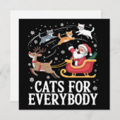 Katzen für alle Weihnachten Katze Weihnachten Weih (Vorne/Hinten)