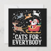 Katzen für alle Weihnachten Katze Weihnachten Weih (Vorderseite)