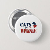 Katzen für Bernie Button (Vorne & Hinten)