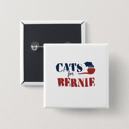 Katzen für Bernie Button (Vorne & Hinten)