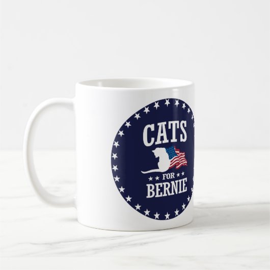 KATZEN FÜR BERNIE-SANDPAPIERSCHLEIFMASCHINEN KAFFEETASSE (Links)