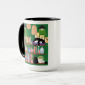 Katzen für Buchhandlungen Tasse (Vorderseite Links)